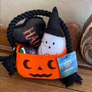Halloween cuddle & tug dog toys